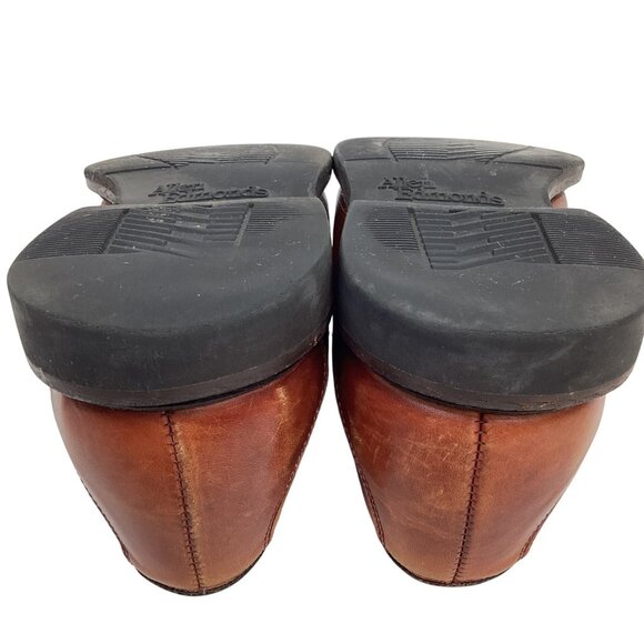 Allen Edmonds Ashton Split Toe Mens 9 D Leather Derby Dress Shoes Brown #1628 - Picture 8 of 11